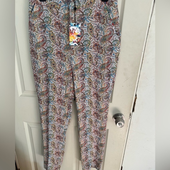 Robert Graham Paisley Pants Size 4 NWT - Picture 1 of 16